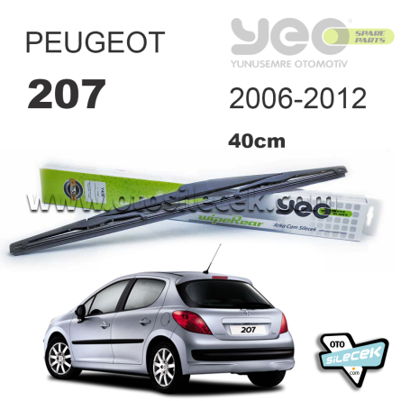 Peugeot 207 Arka Silecek YEO 2006 > 2012