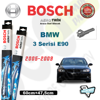 BMW 3 Serisi E90 Bosch Aerotwin Silecek Takımı 2005-2009