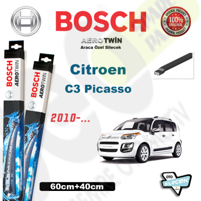 Citroen C3 Picasso Bosch Silecek Takımı 2010->