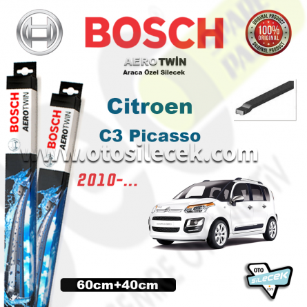 Citroen C3 Picasso Bosch Silecek Takımı 2010->