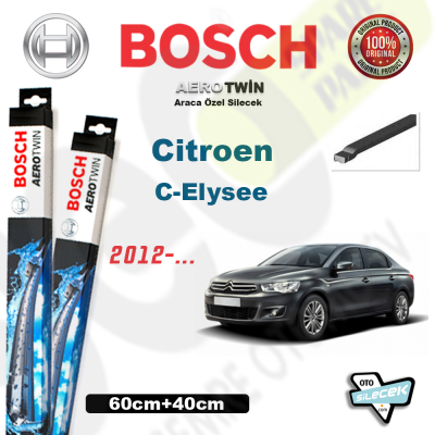 Citroen C-Elysee Bosch Silecek Takımı 2012->