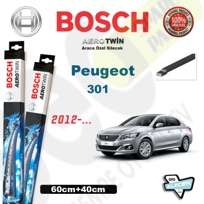 Peugeot 301 Bosch Aerotwin Silecek Takımı 2012->