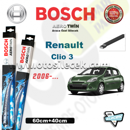 Renault Clio 3 Bosch Aerotwin Silecek Takımı 2006->