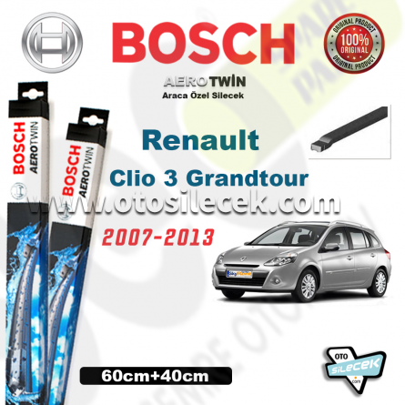 Renault Clio 3 Grandtour Bosch Aerotwin Silecek Takımı 2007 - 2013