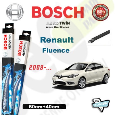 Renault Fluence Bosch Aerotwin Silecek Takımı 2009->