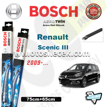 Renault Scenic III Bosch Aerotwin Silecek Takımı 2009->