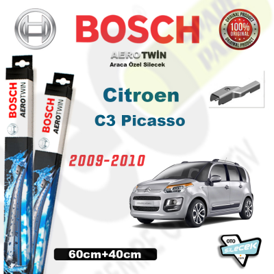 Citroen C3 Picasso Bosch Aerotwin Silecek Takımı 2009-2010