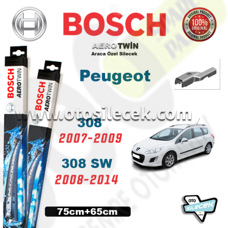 Peugeot 308 / 308 SW Bosch Aerotwin Silecek Takımı 2007-2009