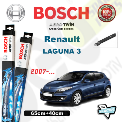 Renault Laguna 3 Bosch Aerotwin Silecek Takımı 2007->