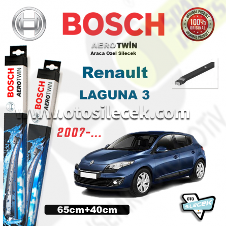 Renault Laguna 3 Bosch Aerotwin Silecek Takımı 2007->