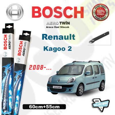 Renault Kangoo 2 Bosch Aerotwin Silecek Takımı 2008->