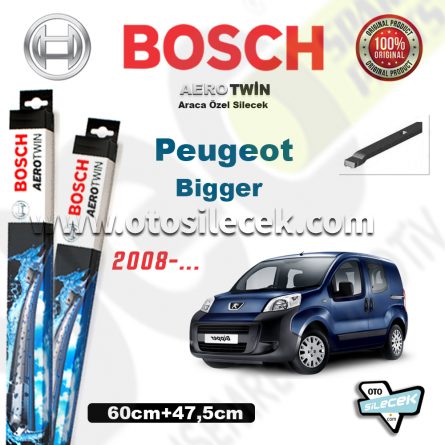 Peugeot Bipper Bosch Aerotwin Silecek Takımı 2008->