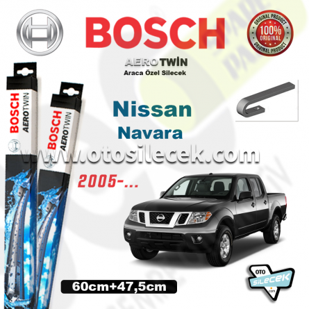 Nissan Navara Bosch Aerotwin Silecek Takımı 2005->