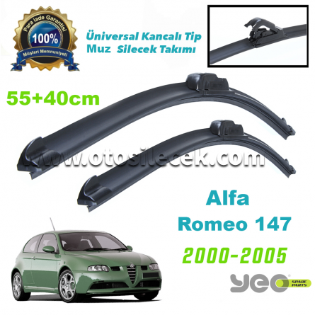 Alfa Romeo 147 YEO Universal Muz silecek Takımı 2000-2005