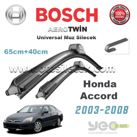 Honda Accord Euro Bosch Universal Muz Silecek Takımı 2003-2008