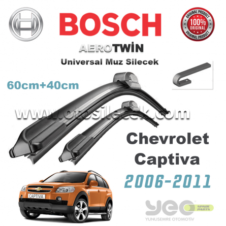 Chevrolet Captiva Bosch Universal Silecek Takımı 2006-2011