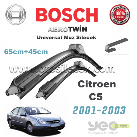 Citroen C5 Bosch Universal Silecek Takımı 2001-2003