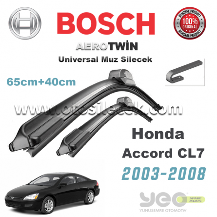 Honda Accord CL7 Bosch Universal Silecek Takımı 2003-2008