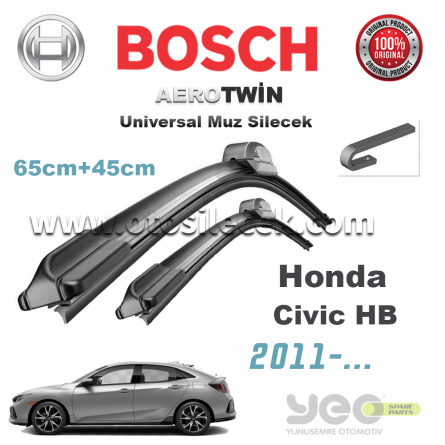 Honda Civic HB Universal Bosch Silecek Takımı