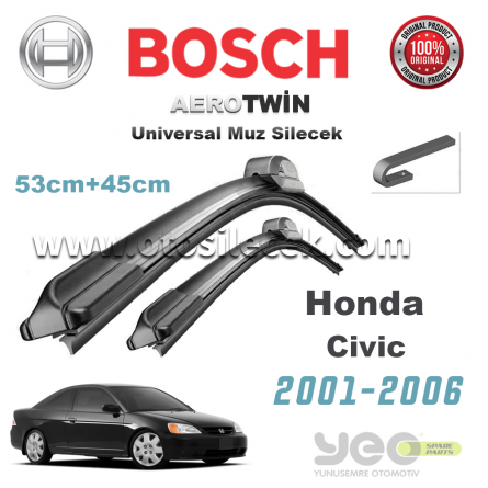 Honda Civic Bosch Universal Silecek Takımı 2001-2006