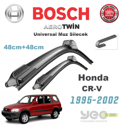 Honda CR-V Universal Bosch Silecek Takımı