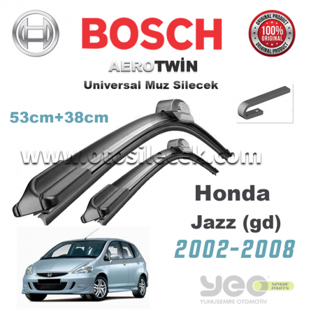 Honda Jazz Bosch Aerotwin Silecek Takımı 2002-2008