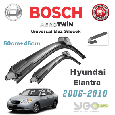 Hyundai Elantra Bosch Aerotwin Muz Silecek Takımı 