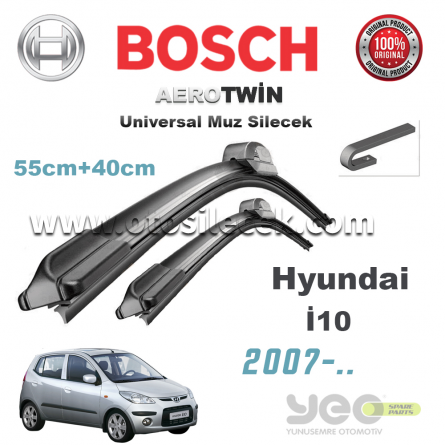 Hyundai i10 Bosch Aerotwin Muz Silecek Takımı 2007->