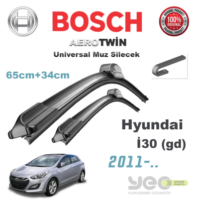 Hyundai i30 Bosch Aerotwin Muz Silecek Takımı 