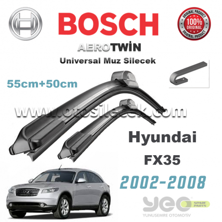 Infiniti FX35 Bosch Aerotwin Silecek Takımı 2002-2008