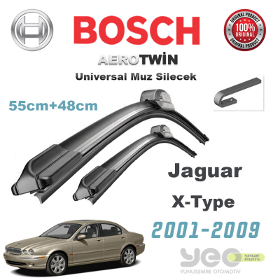 Jaguar X-Type Bosch Aerotwin Muz Silecek Takımı