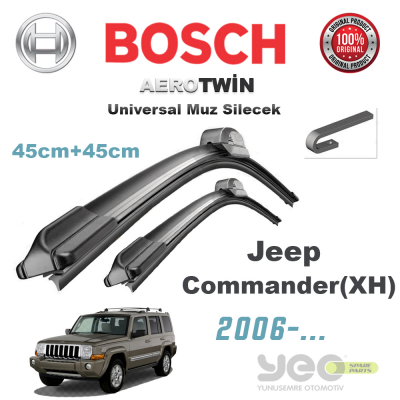 Jeep Commader Bosch Aerotwin Muz Silecek Takımı