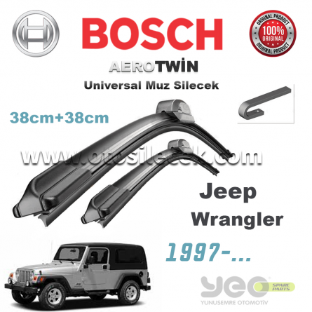 Jeep Wrangler Bosch Aerotwin Muz Silecek Takımı