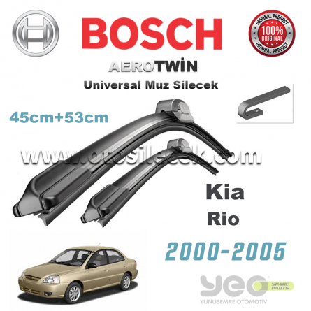 Kia Rio Bosch Aerotwin Muz Silecek Takımı 2000-2005