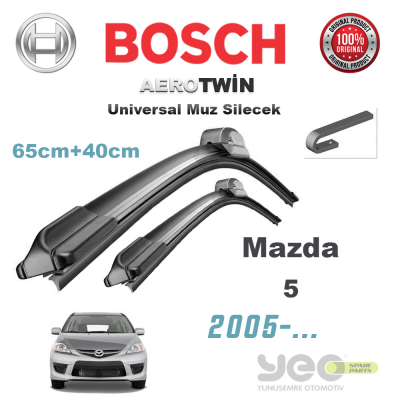 Mazda 5 Bosch Aerotwin Muz Silecek Takımı