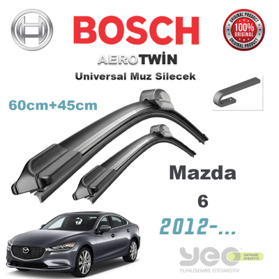 Mazda 6 Bosch Aerotwin Muz Silecek Takımı 2012->