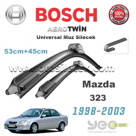Mazda 323 Bosch Aerotwin Muz Silecek Takımı 1998-2003