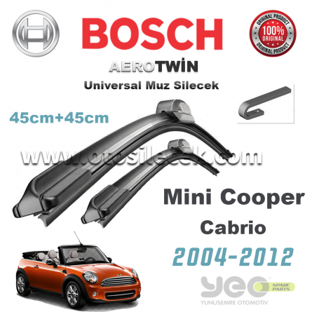 Mini Cabrio Bosch Aerotwin Muz Silecek Takımı 2004-2012