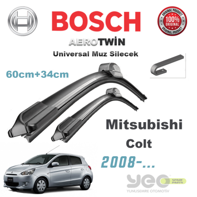 Mitsubishi Colt Bosch Aerotwin Muz Silecek Takımı 2008