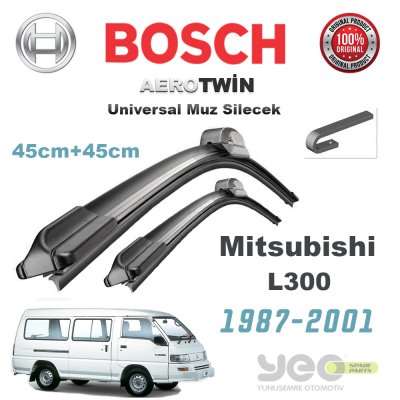 Mitsubishi L300 Bosch Aerotwin Muz Silecek Takımı 1987-2001