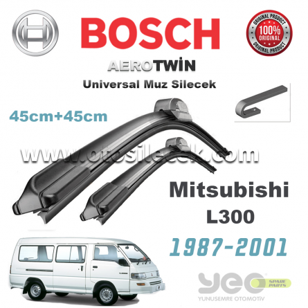 Mitsubishi L300 Bosch Aerotwin Muz Silecek Takımı 1987-2001