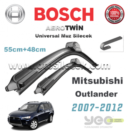 Mitsubishi Outlander Bosch Aerotwin Muz Silecek Takımı 2007-2012