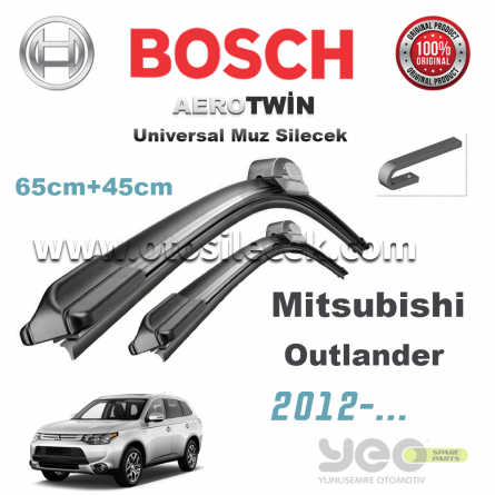 Mitsubishi Outlander Bosch Aerotwin Muz Silecek Takımı 2012->