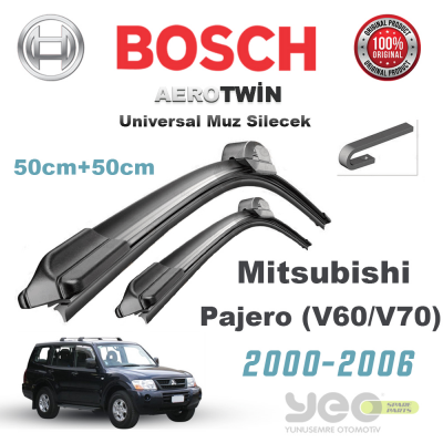Mitsubishi Pajero Bosch Aerotwin Muz Silecek Takımı 2000->