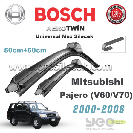 Mitsubishi Pajero Bosch Aerotwin Muz Silecek Takımı 2000->