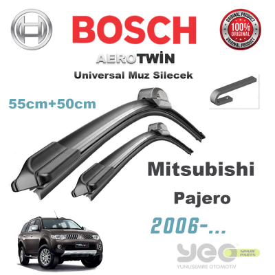 Mitsubishi Pajero Bosch Aerotwin Muz Silecek Takımı 2006->