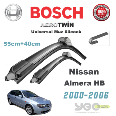 Nissan Almera Bosch Aerotwin Muz Silecek Takımı 2000-2006