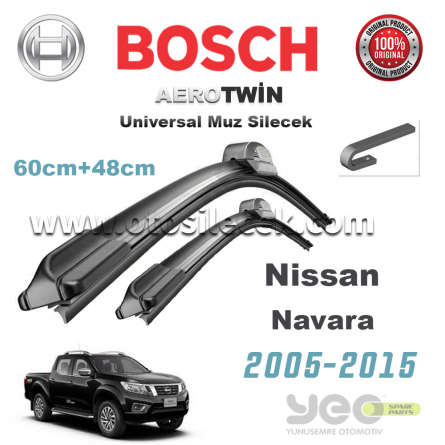 Nissan Navara Bosch Aerotwin Muz Silecek Takımı 2005-2015