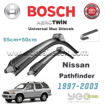 Nissan Pathfinder Bosch Aerotwin Muz Silecek Takımı 1997-2003