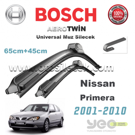 Nissan Primera Bosch Aerotwin Muz Silecek Takımı 2001-2010